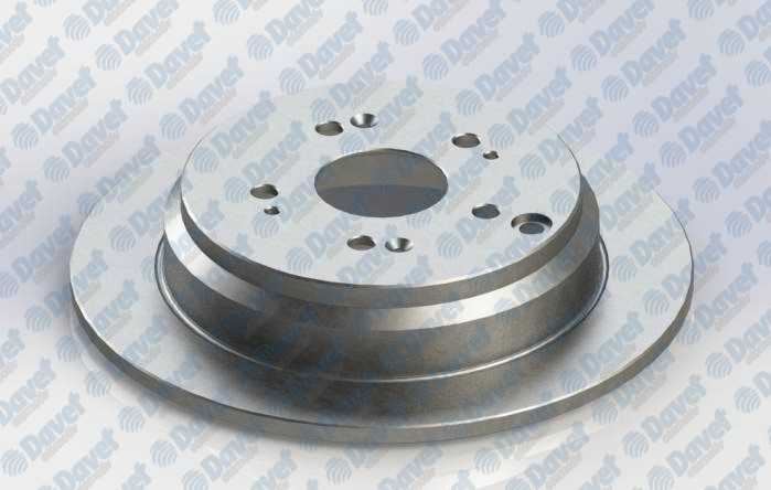 SWAPP 43059 Fren Diski Arka (Duz) 5 Bijon Honda Crv Iii 07-> 302×10x64